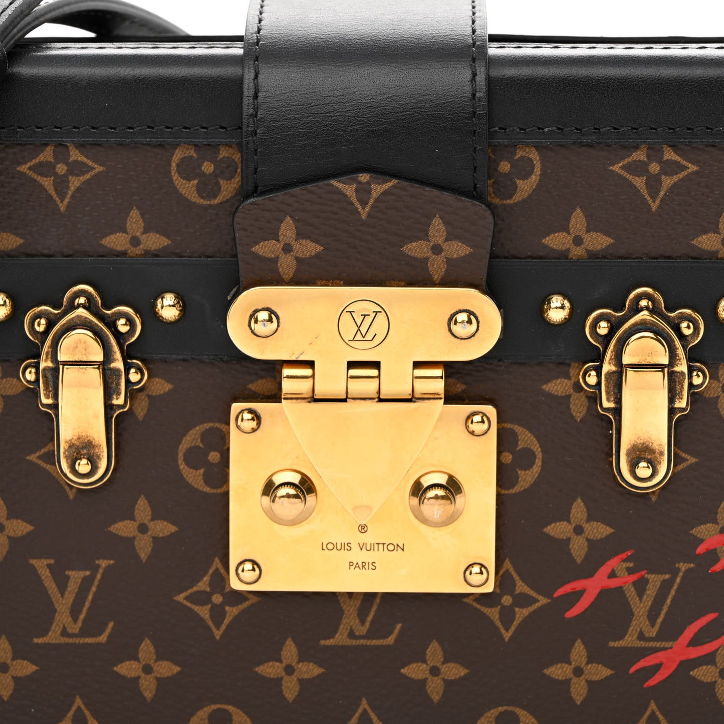 Monogram Petite Malle Black