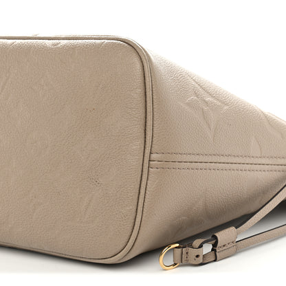 Louis Vuitton Empreinte Monogram Giant Neverfull MM Tourterelle 9 of 12