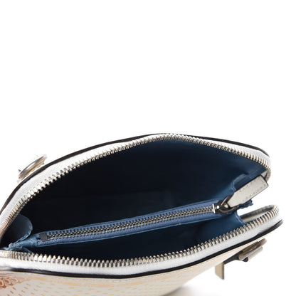 Gucci X SEGA Calfskin GUCCY Stars Mini Dome Shoulder Bag Mystic White Gold 5 of 11