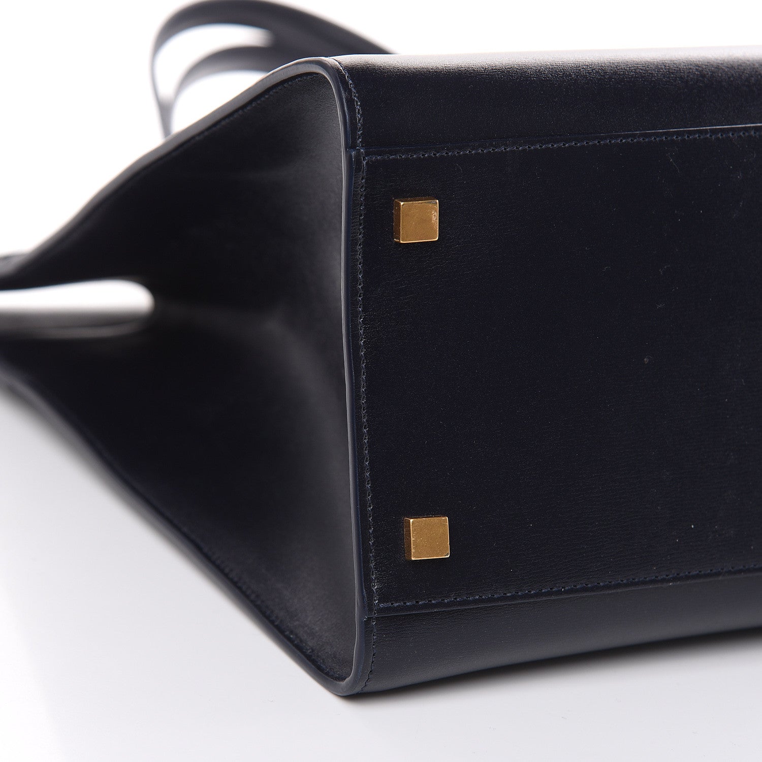 Saint Laurent Calfskin Medium Manhattan Shopper Tote Dark Notte 7 of 8