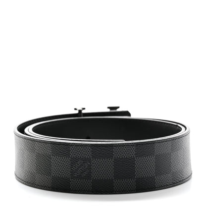 Louis Vuitton Damier Cobalt 40mm LV Initiales Belt 2 of 6