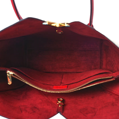 Louis Vuitton Calfskin Monogram Kimono Tote Cherry 6 of 11