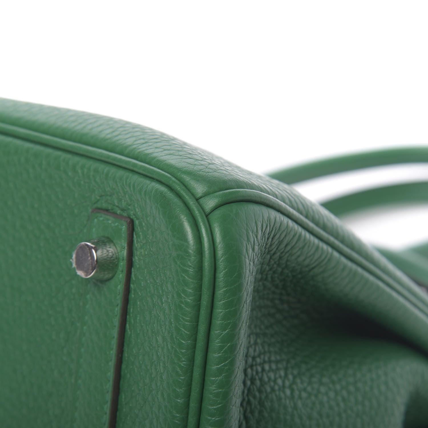 Hermes Taurillon Clemence Birkin 30 Vert Vertigo 9 of 12