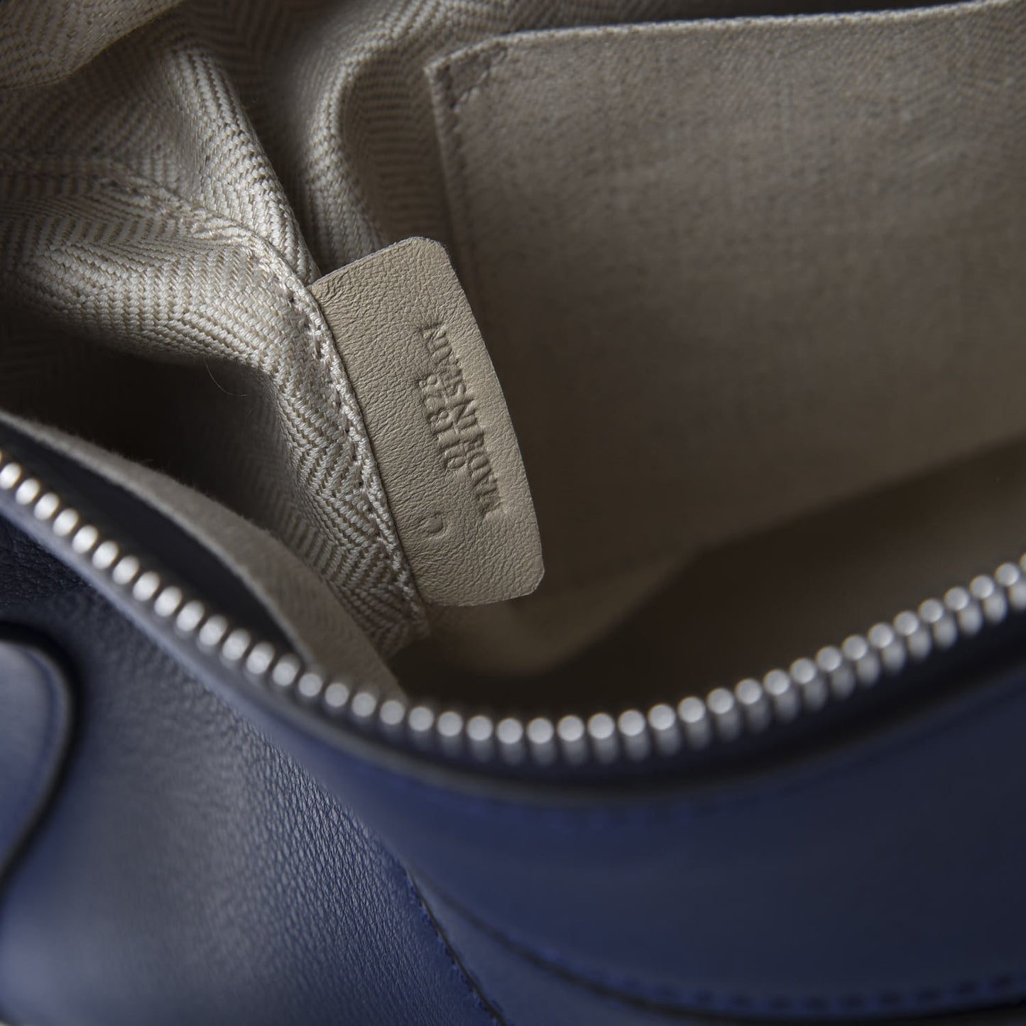 Calfskin Small Puzzle Bag Marine
