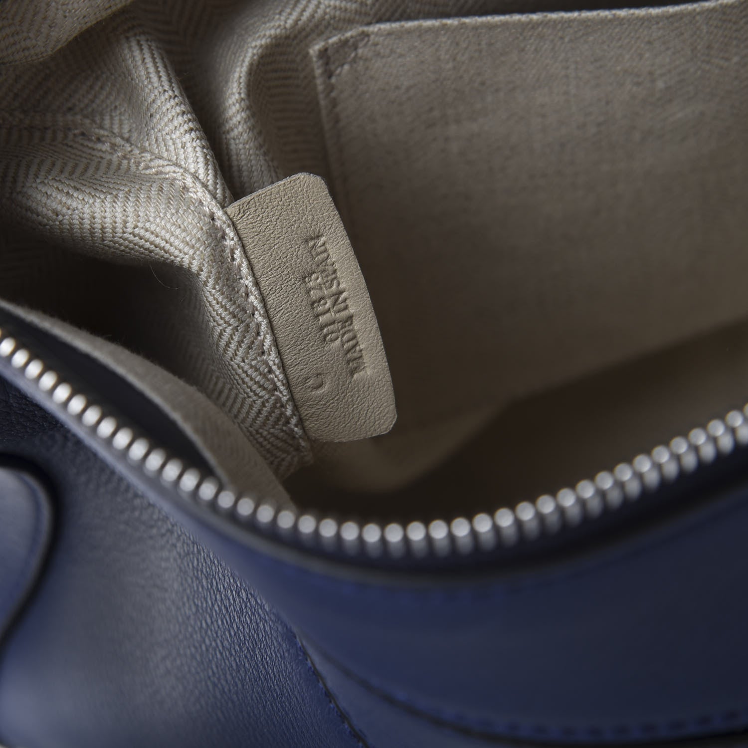 Loewe Calfskin Small Puzzle Bag Marine 8 of 9