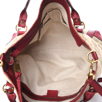 Gucci Monogram Medium Miss GG Top Handle Bag Dark Red 5 of 10
