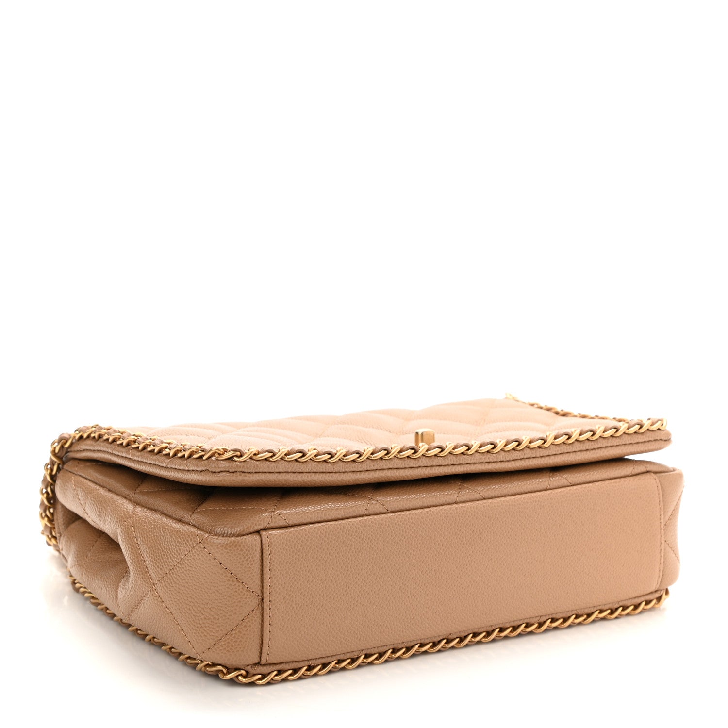Chanel Caviar Quilted Never Ending Chain Flap Beige 4 of 10