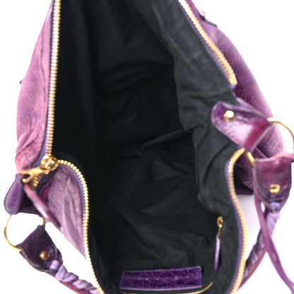 Balenciaga Agneau Giant 21 Gold Hardware Day Hobo Raisin 6 of 18
