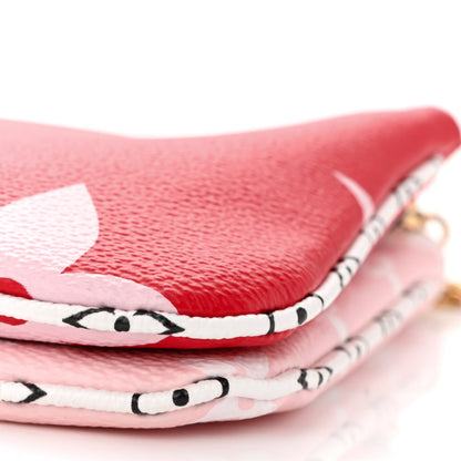 Louis Vuitton Monogram Giant Double Zip Pochette Rouge 10 of 10