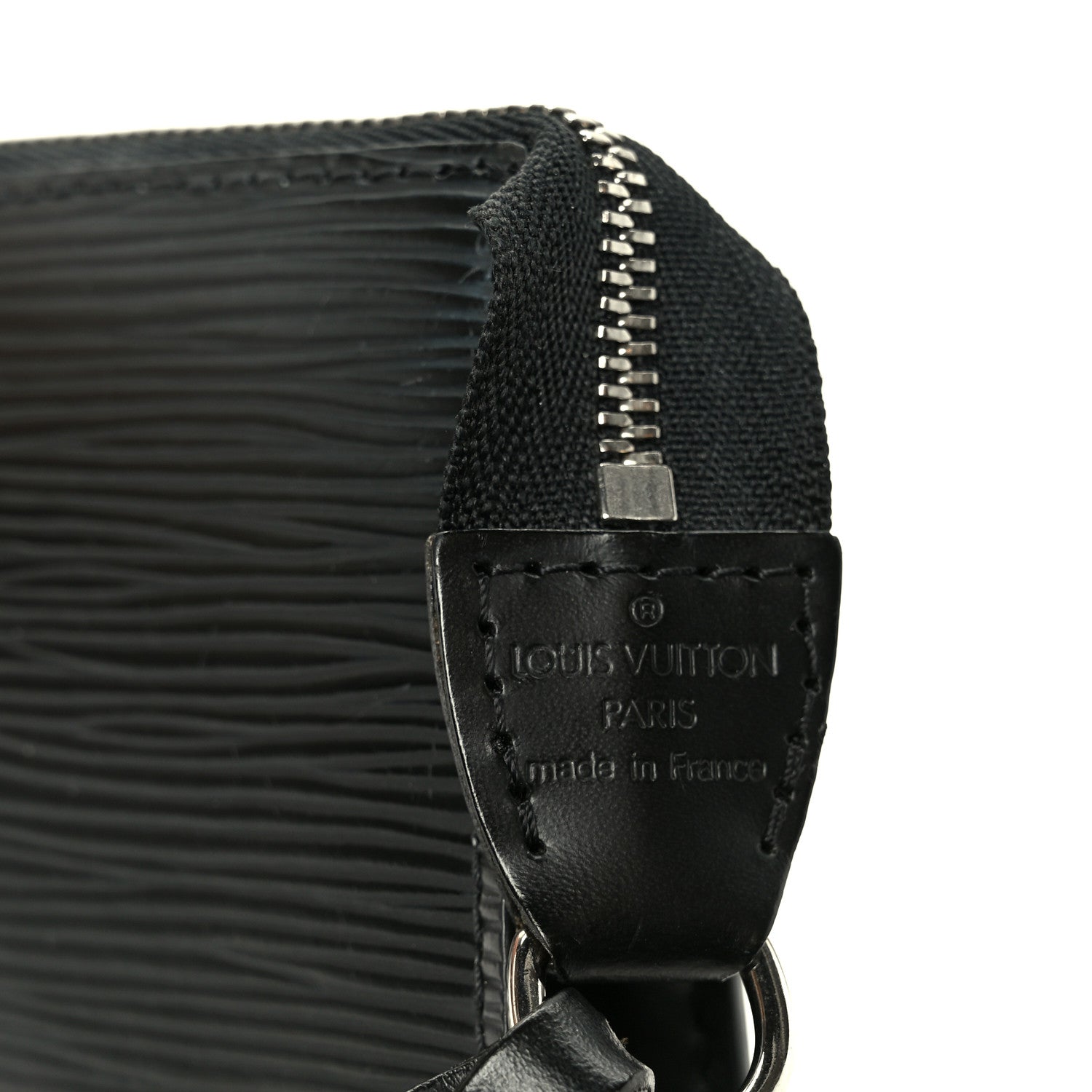 Louis Vuitton Epi Pochette Accessories 21 Black 7 of 10