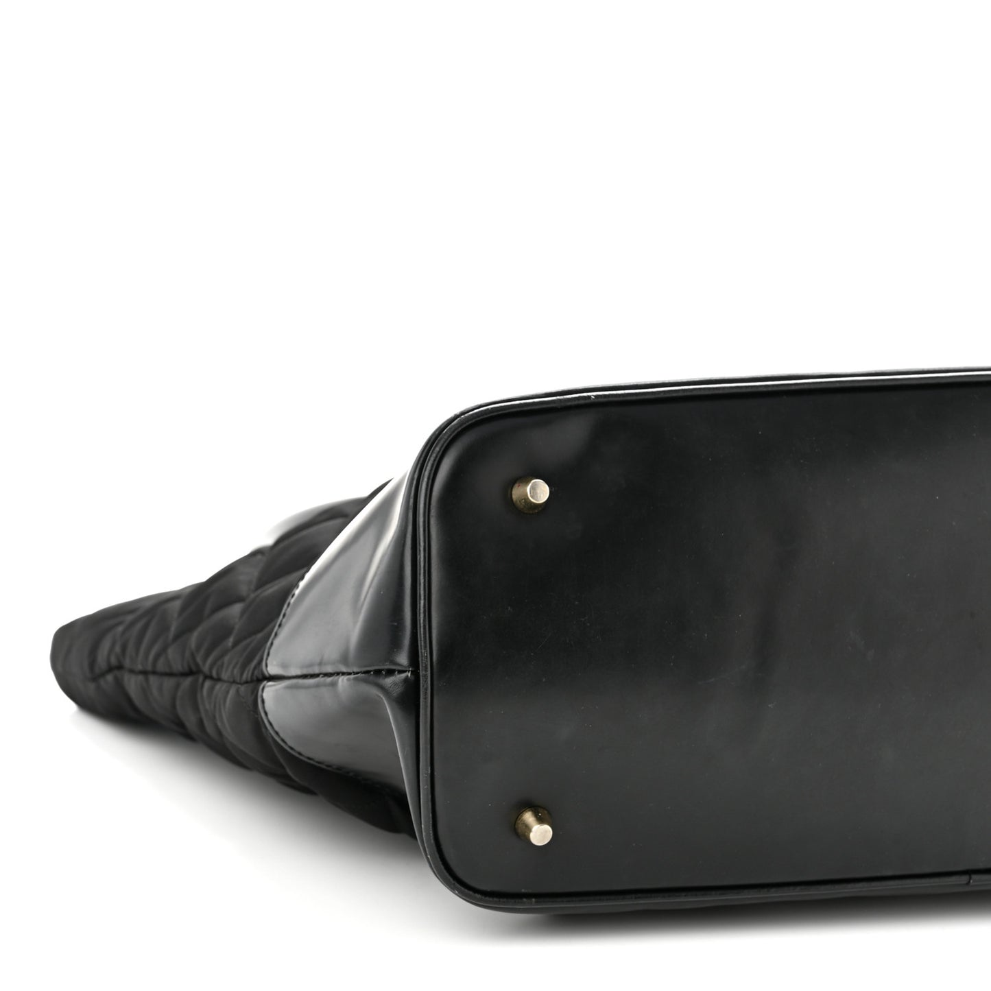 Nylon Quilted Grange Tote Black
