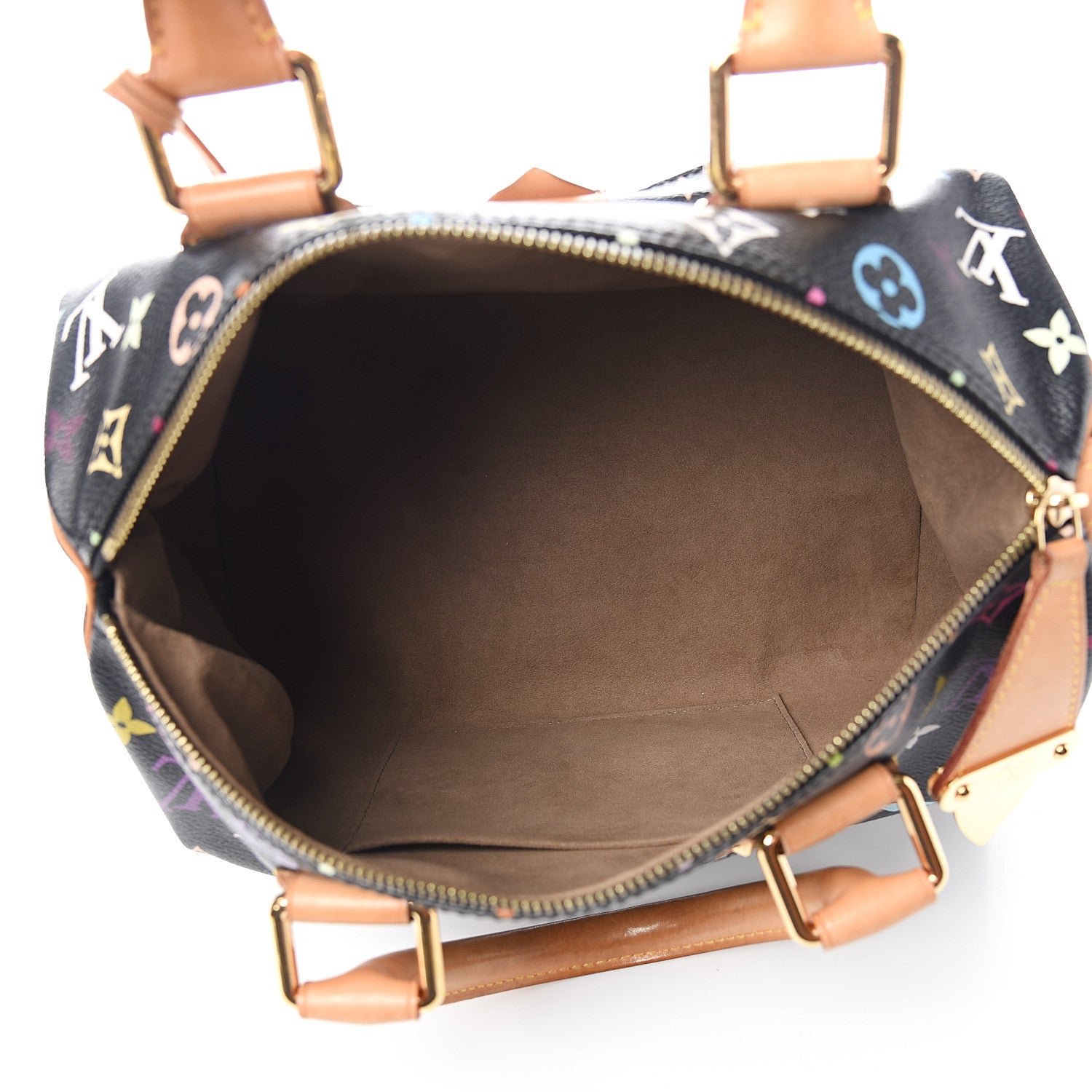 Louis Vuitton Monogram Multicolor Speedy 30 Black 4 of 9