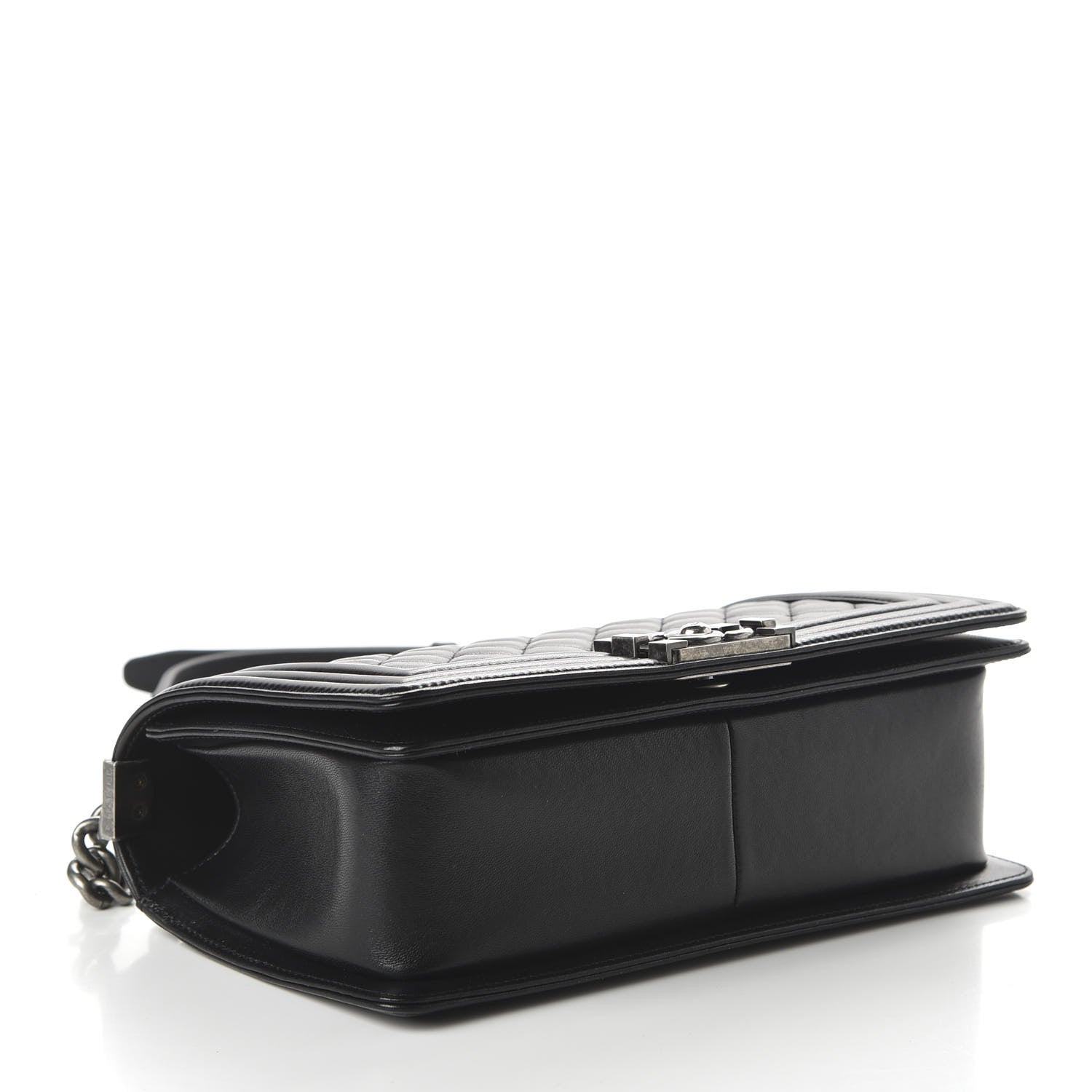 Chanel Lambskin Quilted Medium Boy Flap Black 3 of 10