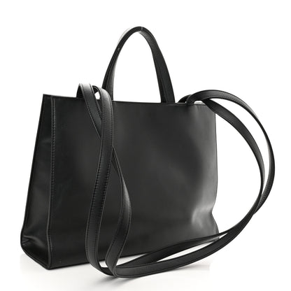 Telfar Vegan Leather Medium Shopping Bag Black 3 of 10