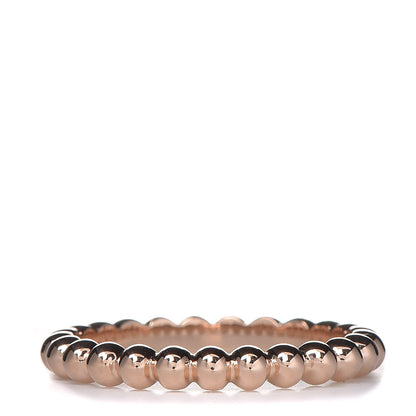 Van Cleef & Arpels 18K Rose Gold Medium Perlee Ring 55 7.25 3 of 5