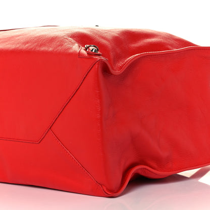 Balenciaga Veau Souple Papier A4 Zip Around Tote Rouge Cerise 10 of 10