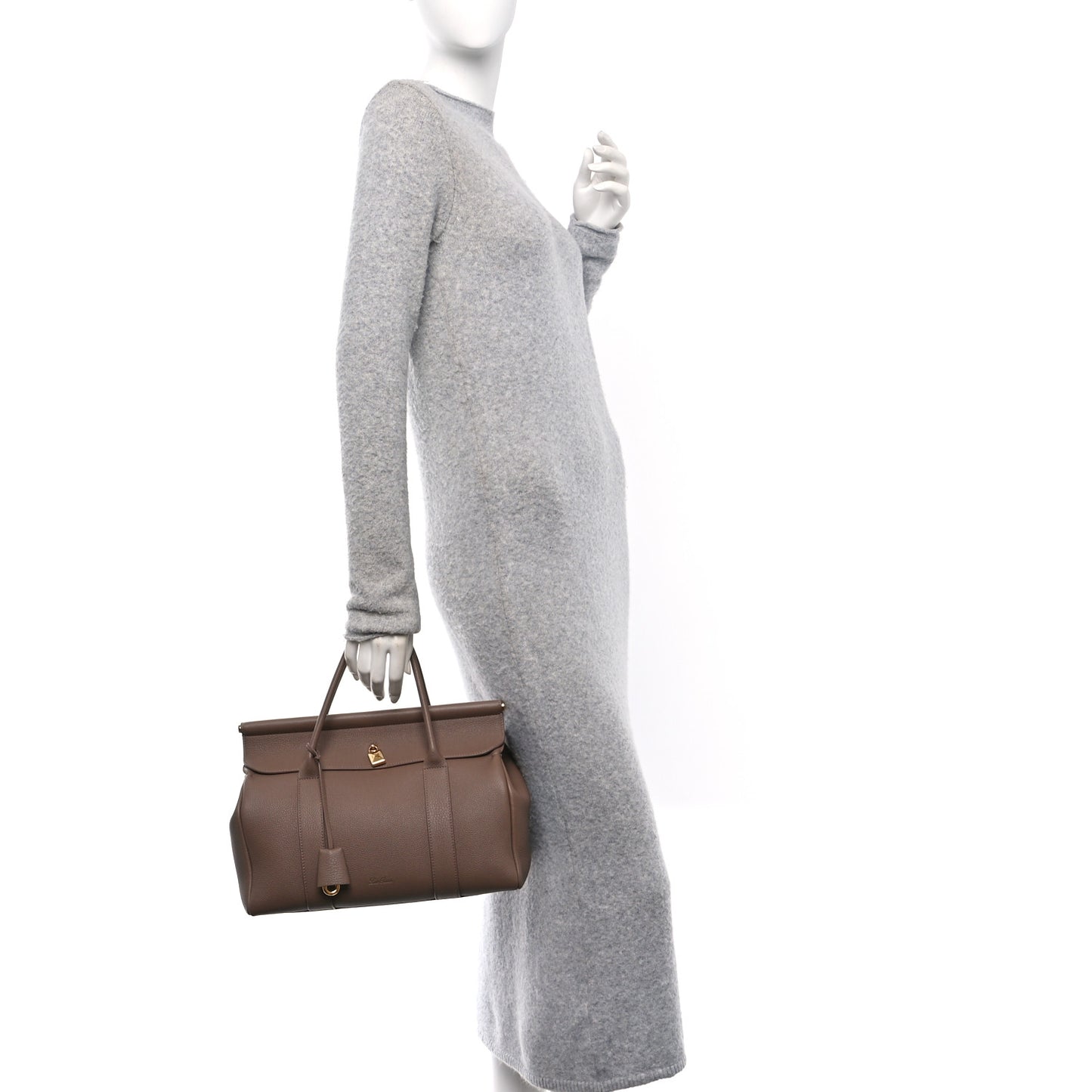 Grained Calfskin L32 Loom Bag Fossil