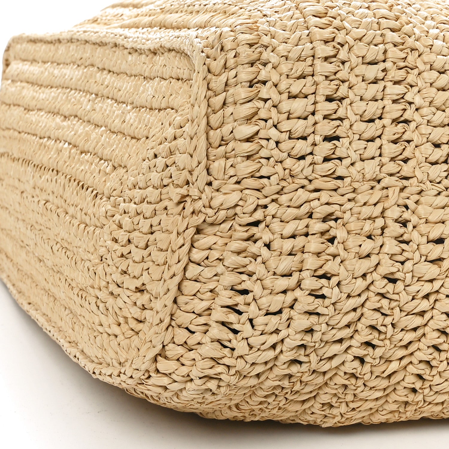 Saint Laurent Raffia Rive Gauche Tote Natural 10 of 10