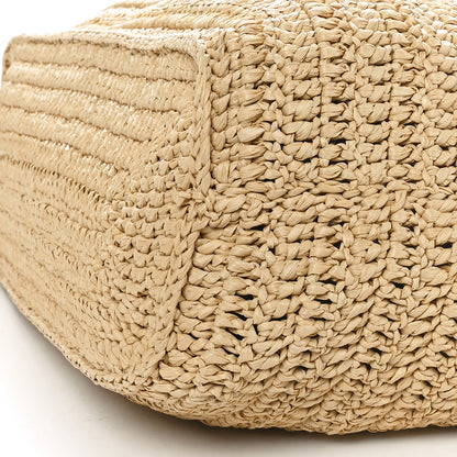 Saint Laurent Raffia Rive Gauche Tote Natural 10 of 10