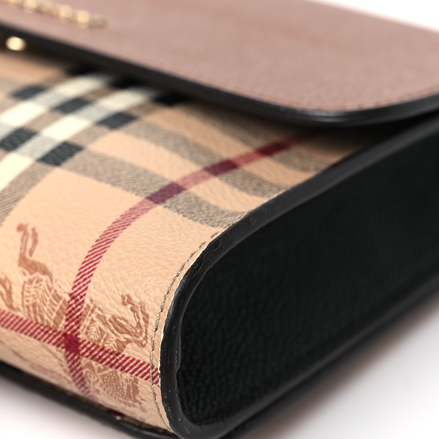 Burberry Haymarket Check Small Loxley Crossbody Bright Toffee 10 of 10