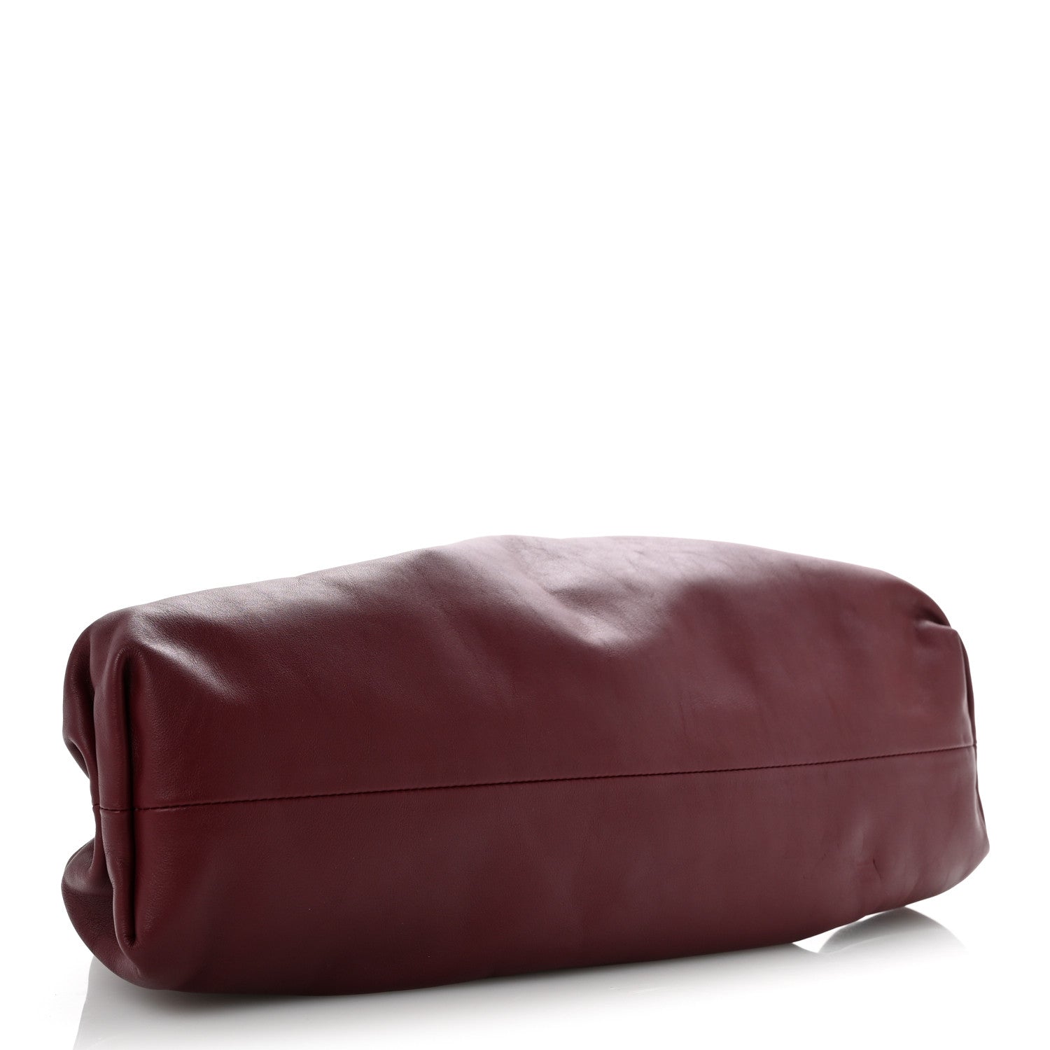 Bottega Veneta Smooth Butter Calf The Pouch Oversized Clutch Bordeaux 4 of 11