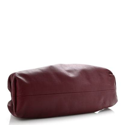 Bottega Veneta Smooth Butter Calf The Pouch Oversized Clutch Bordeaux 4 of 11
