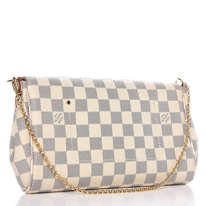 Louis Vuitton Damier Azur Favorite MM 3 of 9