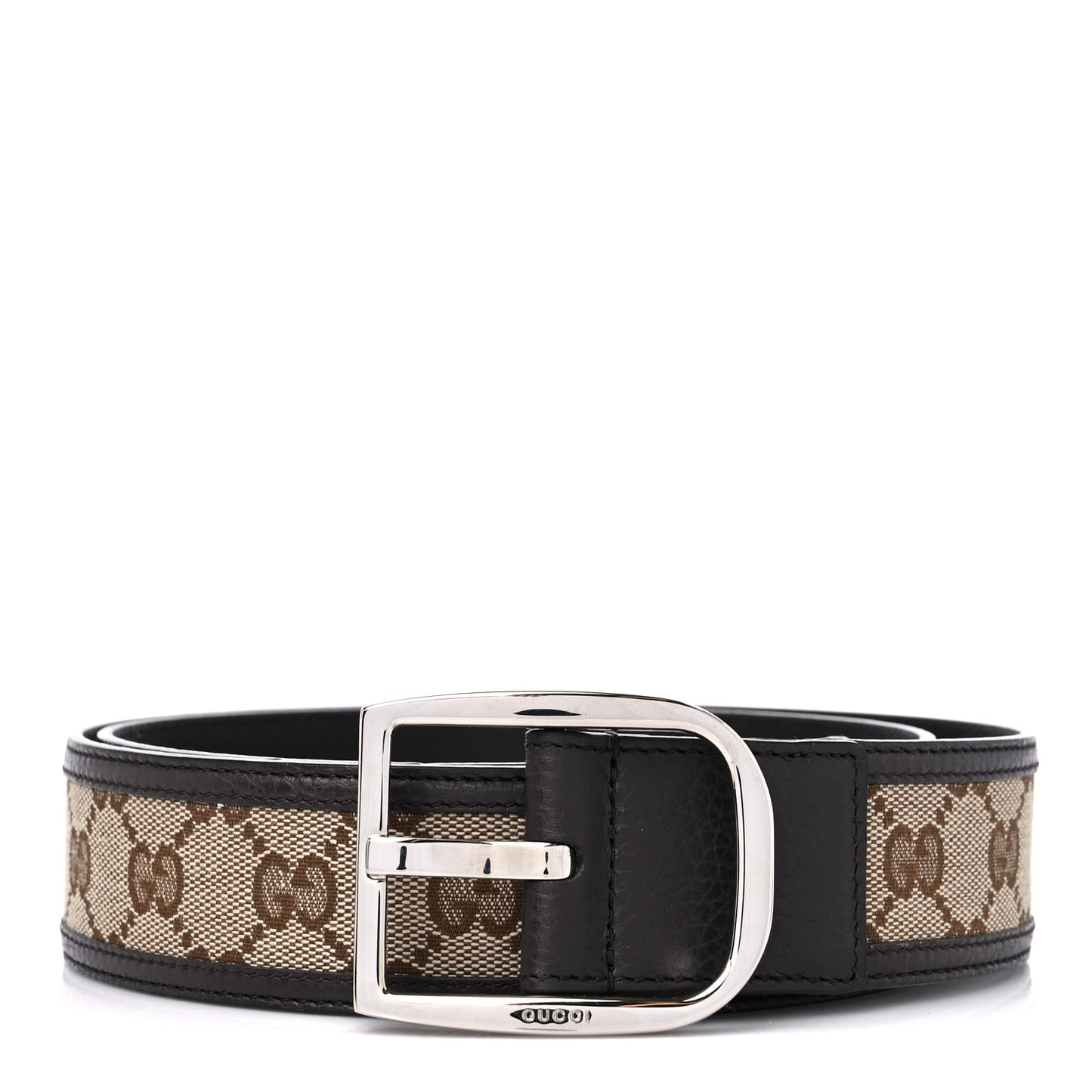 Monogram Dollar Calfskin 40mm Belt 95 38 Beige Ebony Testa di Moro