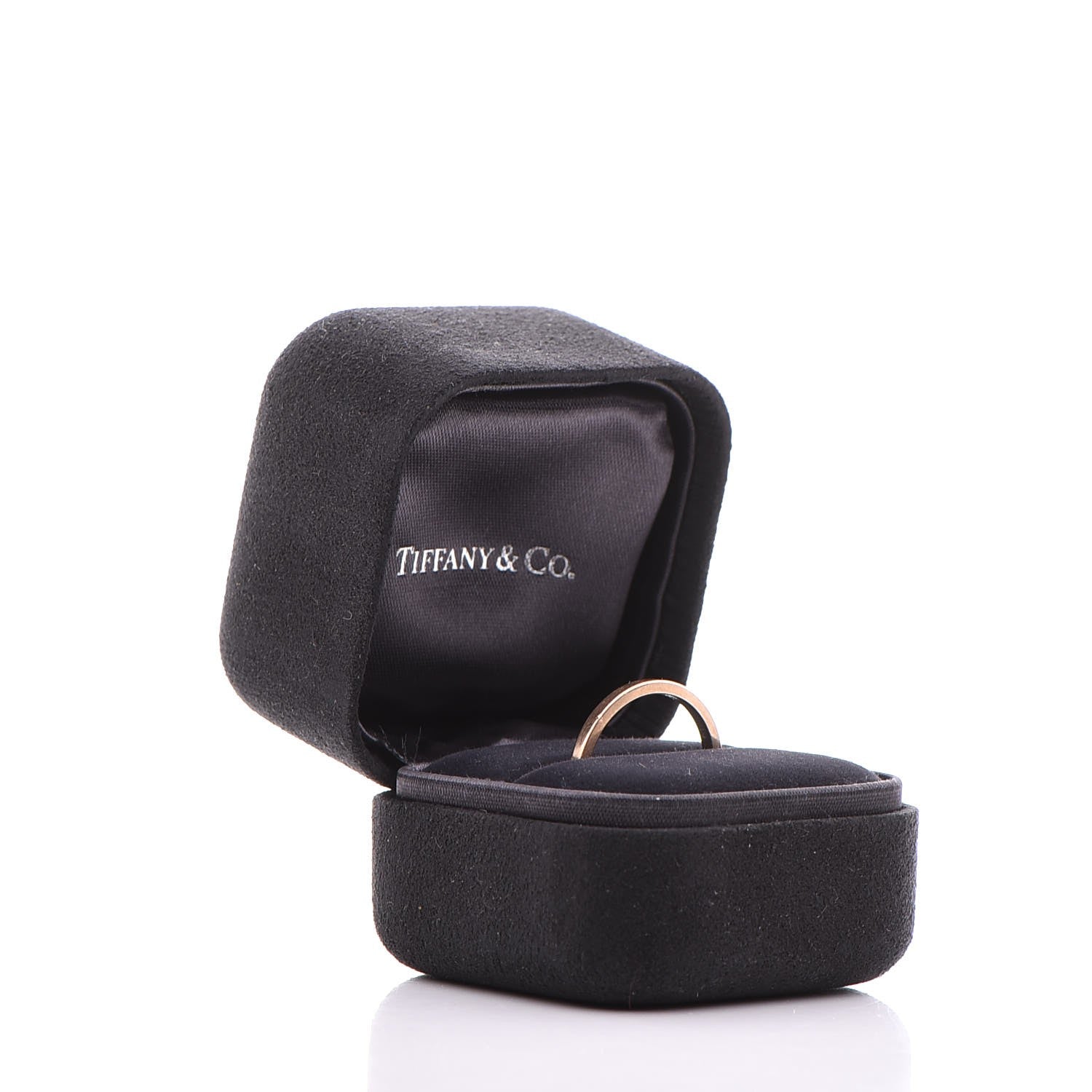 Tiffany 18K Rose Gold Classic Wedding Band Ring 56 7.5 5 of 5