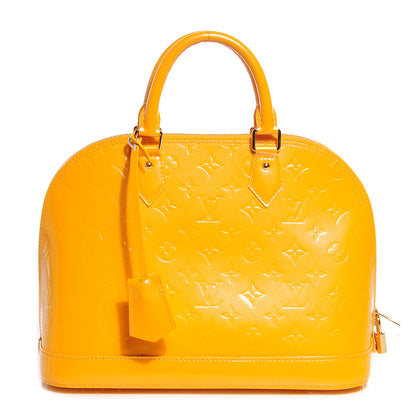 Louis Vuitton Vernis Alma PM Jaune Passion 1 of 7