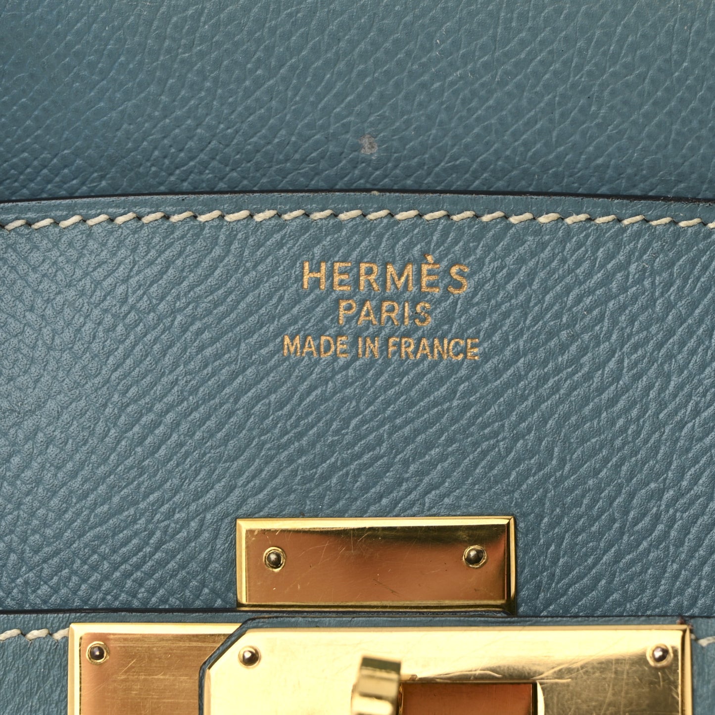 Courchevel Birkin 35 Blue Jean