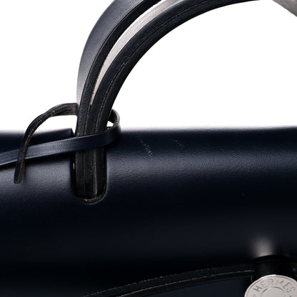 Hermes Toile Vache Hunter Herbag Zip 39 MM Bleu Ocean Bleu Indigo 10 of 15