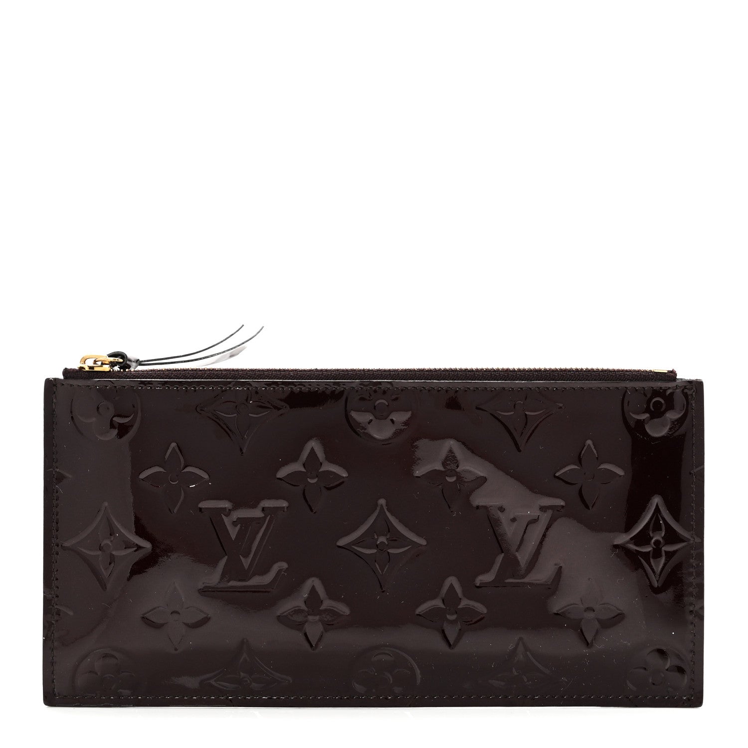 Louis Vuitton Vernis Felicie Chain Wallet Zippered Insert Amarante 1 of 7