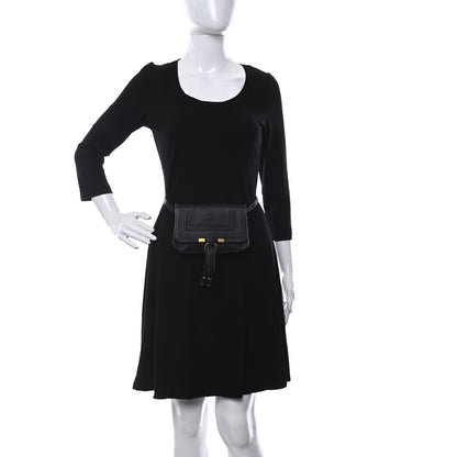 Chloe Calfskin Marcie Convertible Belt Bag Black 2 of 11