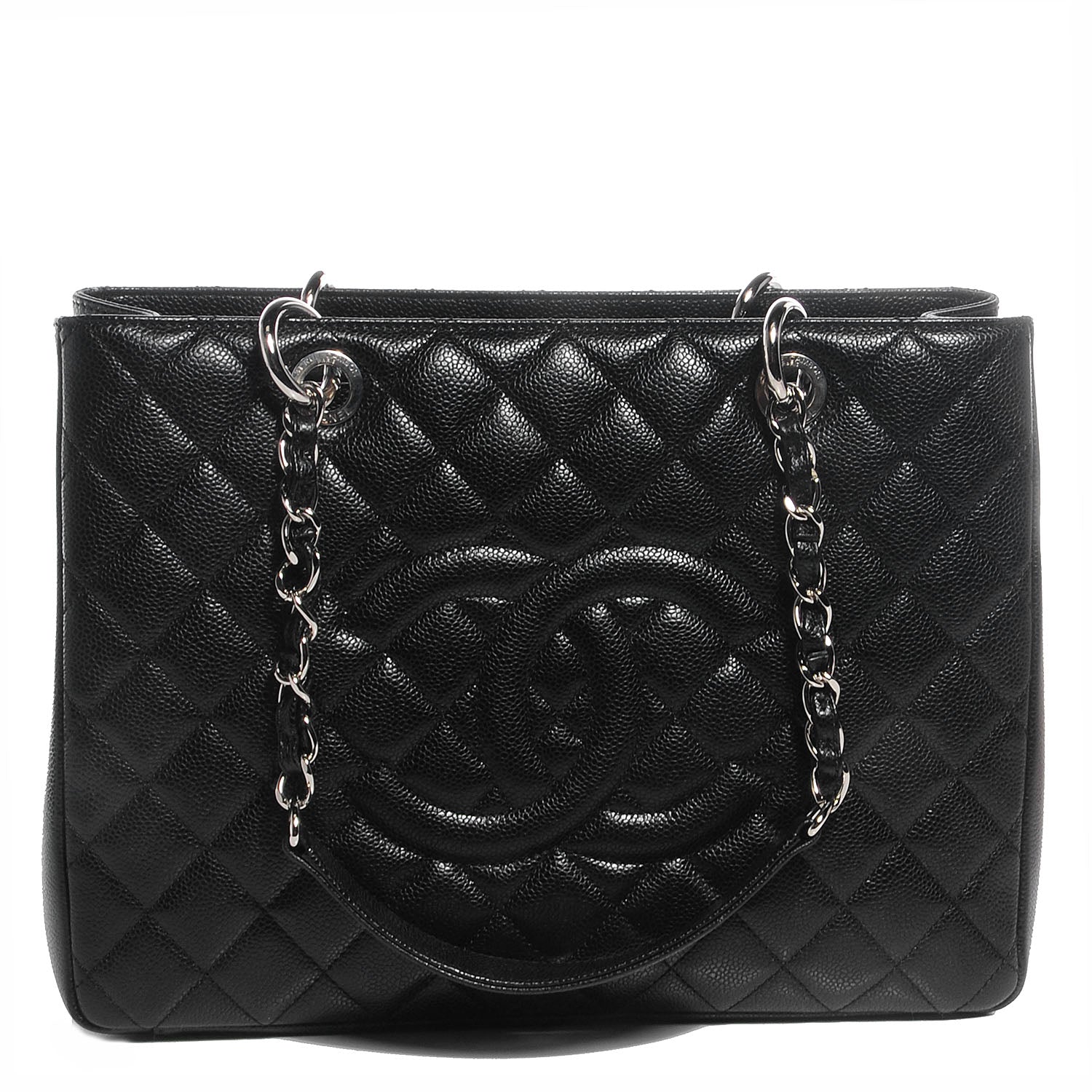 Chanel Caviar Grand Shopping Tote GST Black 1 of 7
