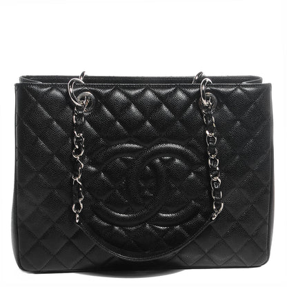 Chanel Caviar Grand Shopping Tote GST Black 1 of 7