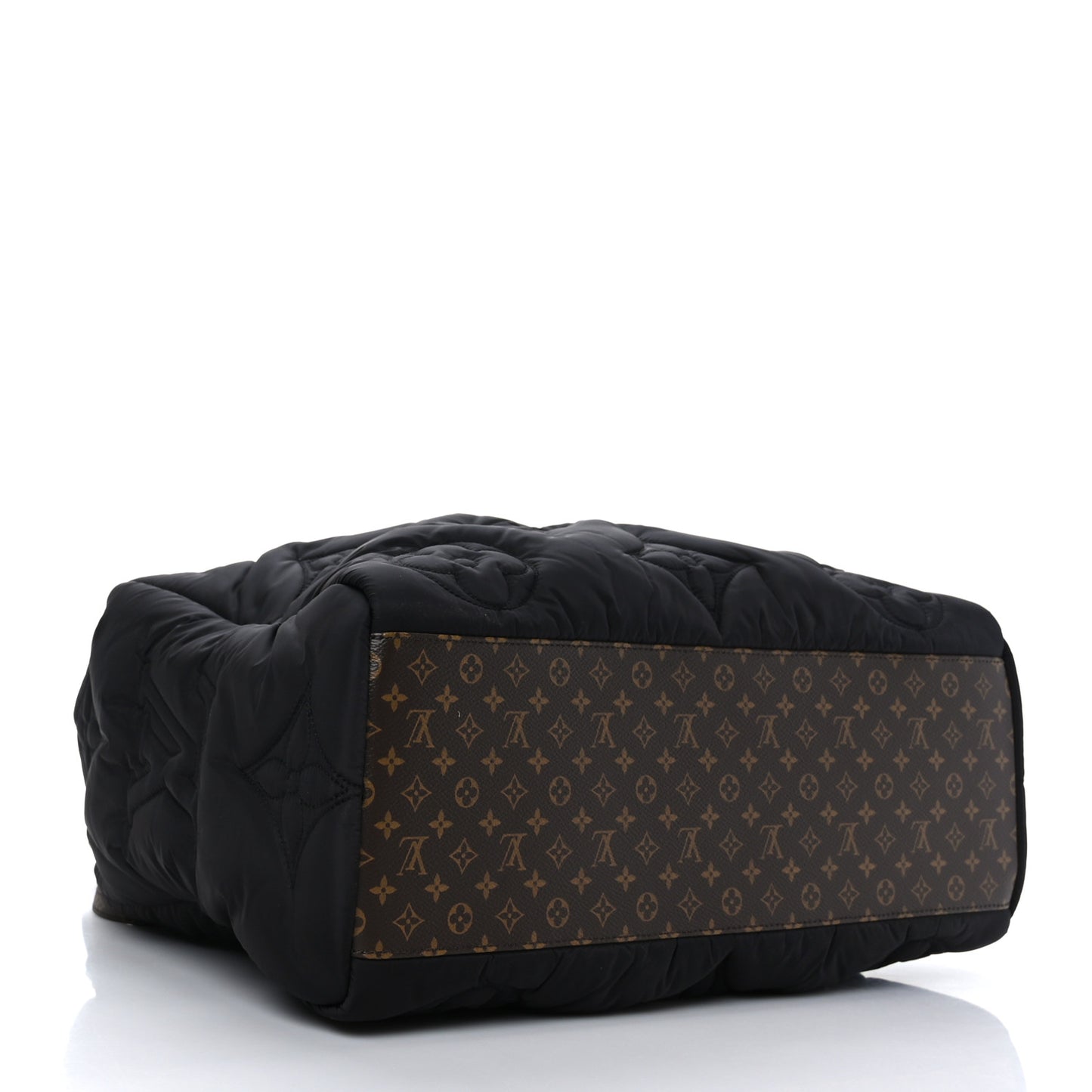 Econyl Monogram Pillow Giant Onthego GM Black