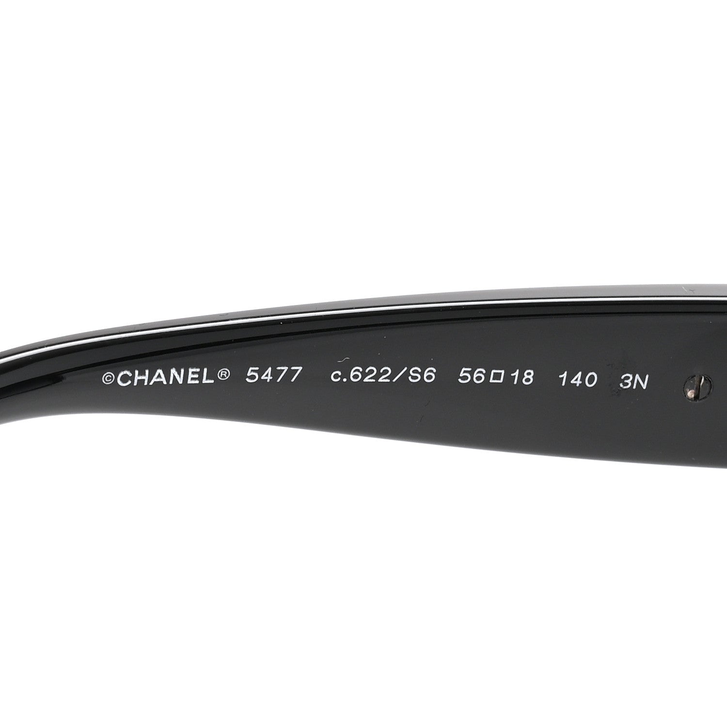 Chanel Acetate Charms Pearl Square Sunglasses 5477 Black 5 of 8