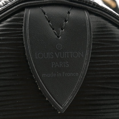 Louis Vuitton Epi Speedy 30 Black 6 of 12
