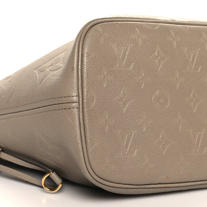 Louis Vuitton Empreinte Monogram Giant Neverfull MM Tourterelle 8 of 10