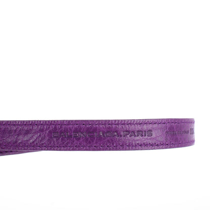 Balenciaga Agneau Arena Classic Hardware Double Tour Bracelet S Ultraviolet 5 of 6