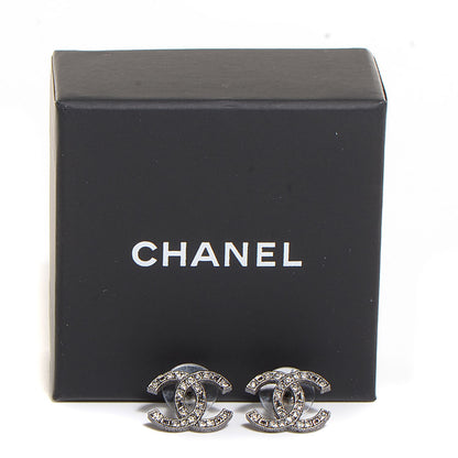 Chanel Crystal CC Earrings 4 of 5