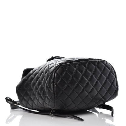 Chanel Lambskin Quilted Small Urban Spirit Backpack Black 4 of 10