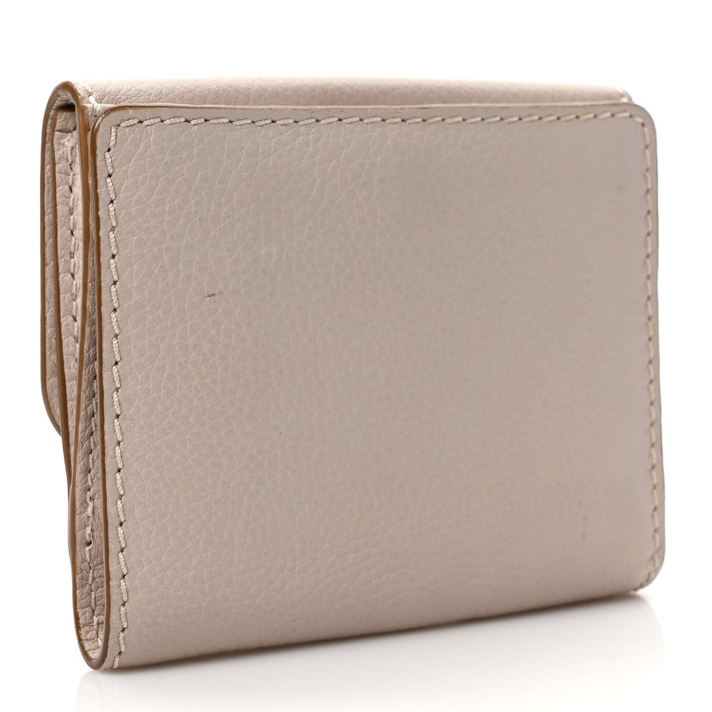 Grained Calfskin Marcie Square Wallet