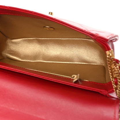 Chanel Lambskin Quilted Multiple Chain Flap Red 5 of 10