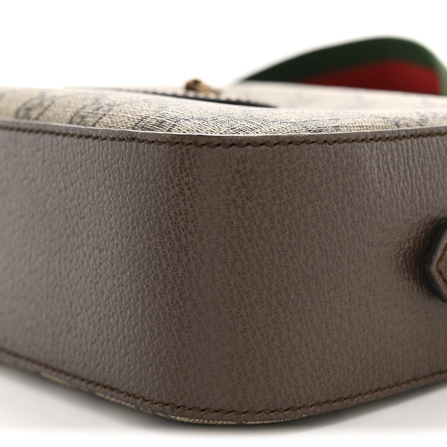 GG Supreme Monogram Web Neo Vintage Shoulder Bag Beige New Acero Crop