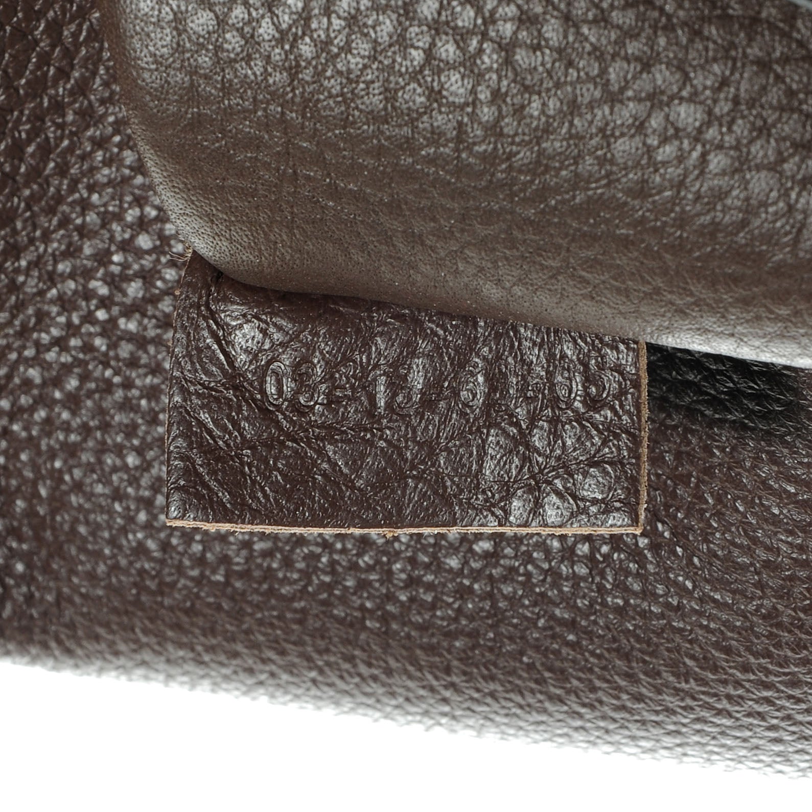Chloe Calfskin Medium Marcie Round Crossbody Bag Coffee Shot 9 of 10