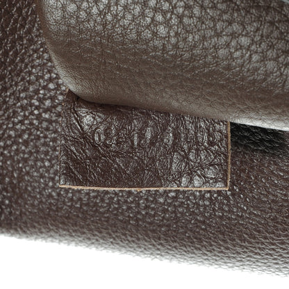 Chloe Calfskin Medium Marcie Round Crossbody Bag Coffee Shot 9 of 10