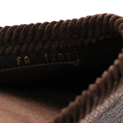 Louis Vuitton Damier Ebene Palace Slippers 35 Mocha 9 of 10