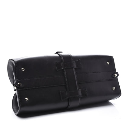 Gucci Calfskin Medium Stirrup Top Handle Bag Black 3 of 9